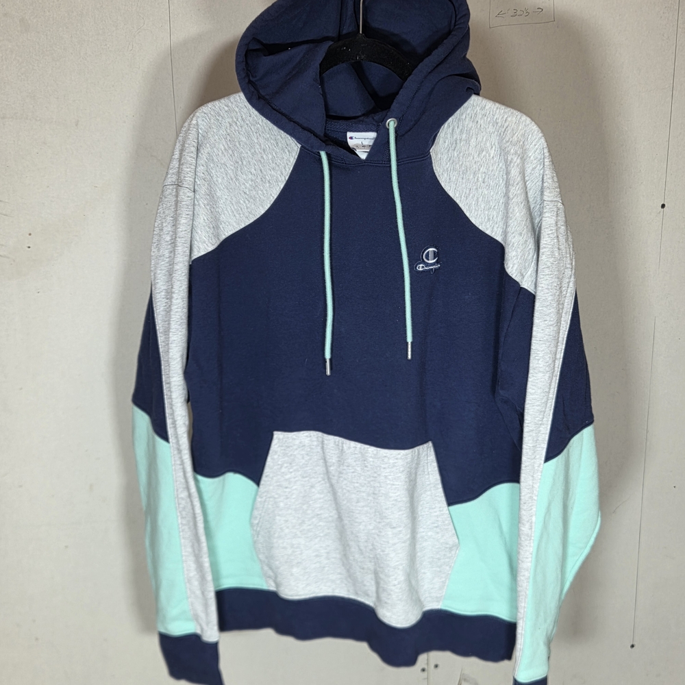 Champion Men's Hoodie - Navy, Gray, Mint